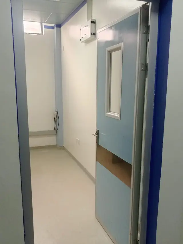 Corridor door with vision panel