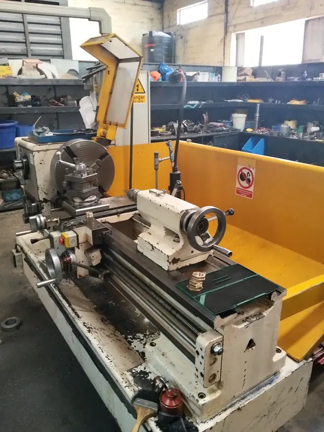 Lathe in the HandySam workshop