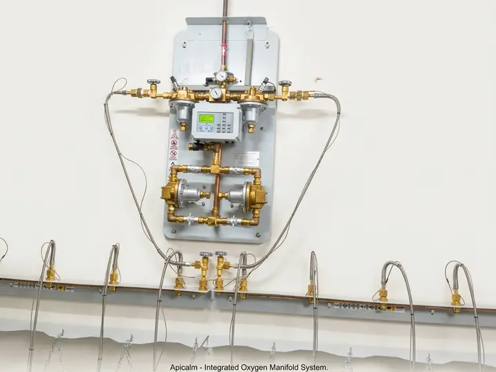 Automatic medical gas manifold